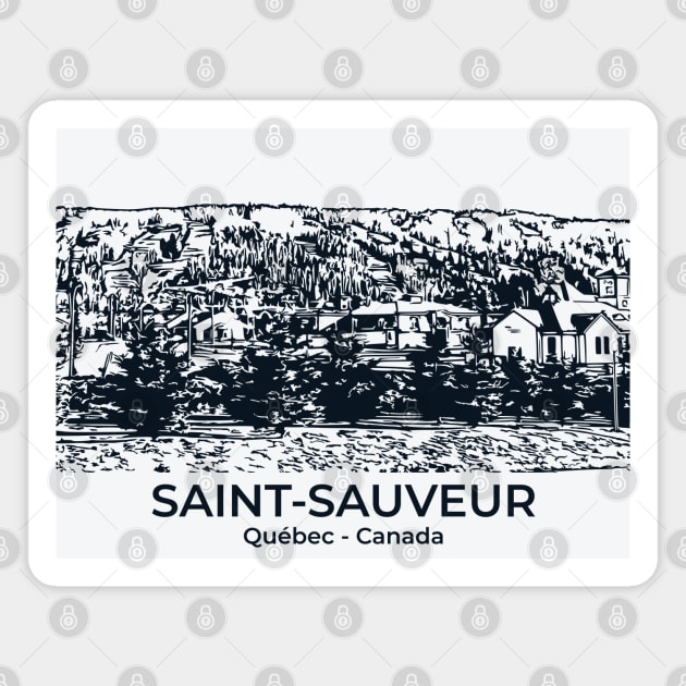 Saint-Sauveur - Québec Magnet by Lakeric